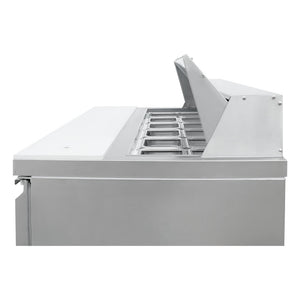 MESA PARA ENSALADAS 2 PUERTAS MOD ME-2P-SS-01 MARCA ICEHAUS