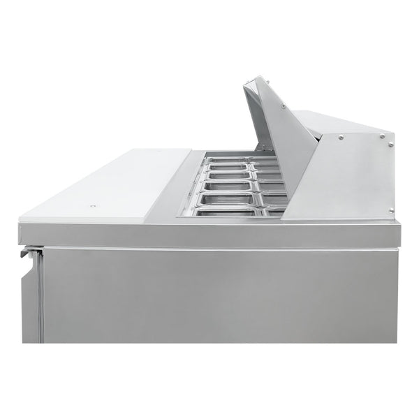 MESA PARA ENSALADAS 2 PUERTAS MOD ME-2P-SS-01 MARCA ICEHAUS