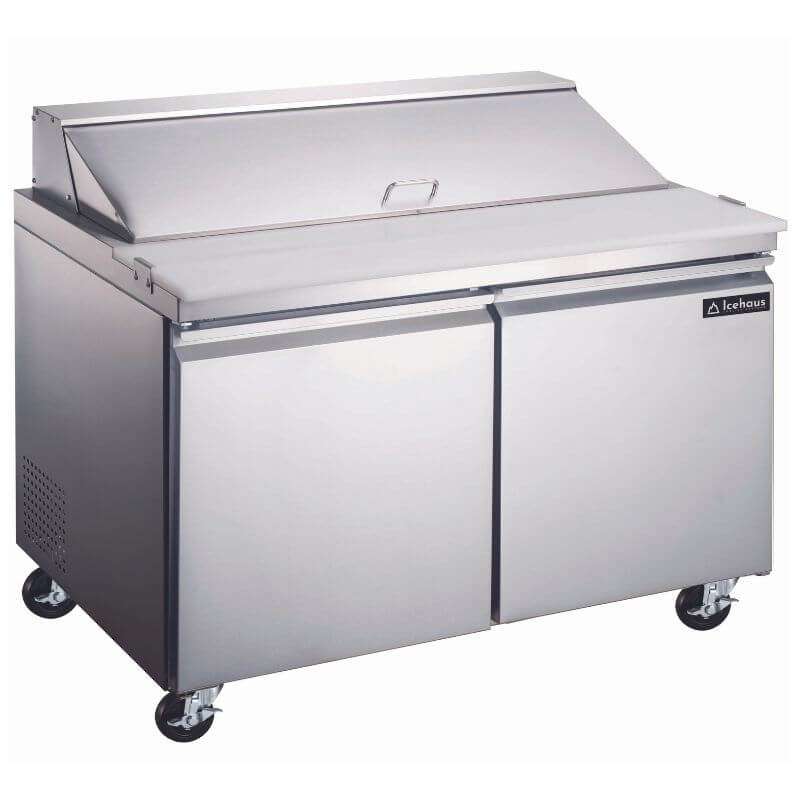 MESA PARA ENSALADAS 2 PUERTAS MOD ME-2P-SS-02 MARCA ICEHAUS