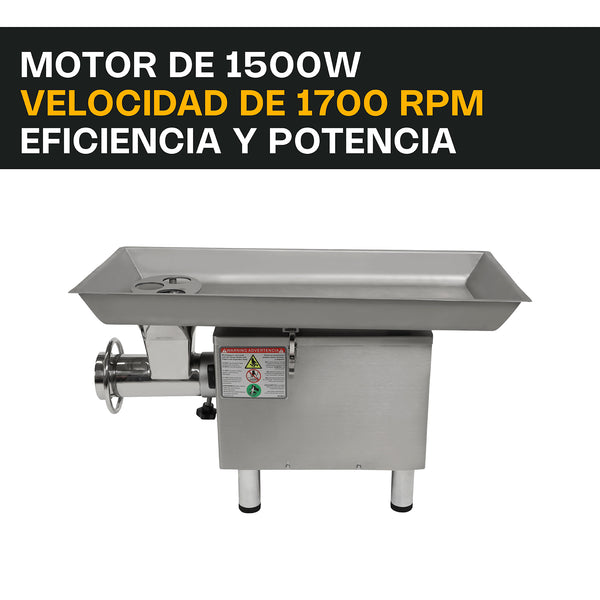 MOLINO DE CARNE 2HP MODELO MOLEM-22M2 MARCA RHINO