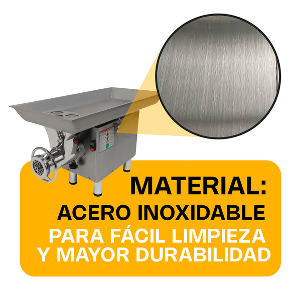 MOLINO DE CARNE 2HP MODELO MOLEM-22M2 MARCA RHINO