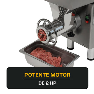 MOLINO DE CARNE 2HP MODELO MOLEM-22M2 MARCA RHINO