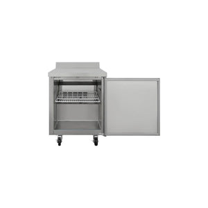 MESA DE TRABAJO REFRIGERADA 1 PUERTA 5.4FT MODELO MTR-1P-SS-01 MARCA ICEHAUS