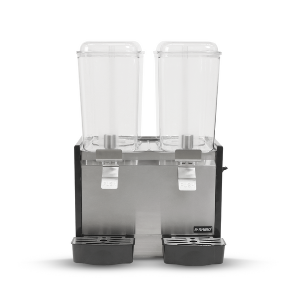 DISPENSADOR DE BEBIDAS FRÍAS 2 TANQUES MODELO DISBEF-2T MARCA RHINO