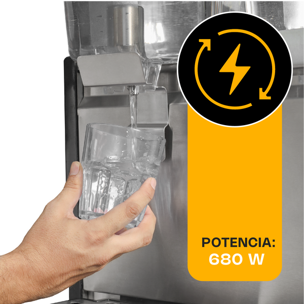 DISPENSADOR DE BEBIDAS FRÍAS 3 TANQUES MODELO DISBEF-3T MARCA RHINO