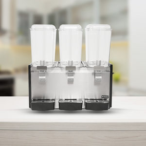 DISPENSADOR DE BEBIDAS FRÍAS 3 TANQUES MODELO DISBEF-3T MARCA RHINO