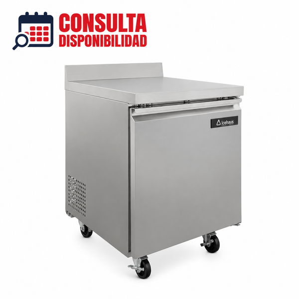 MESA DE TRABAJO REFRIGERADA 1 PUERTA 5.4FT MODELO MTR-1P-SS-01 MARCA ICEHAUS