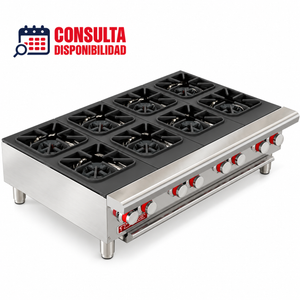 PARRILLA DE 8 QUEMADORES MODELO PCV-8 MASTER MARCA CORIAT