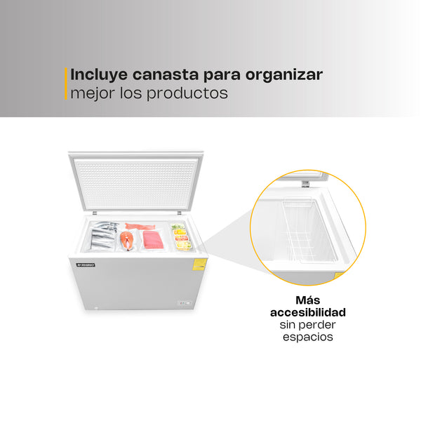 CONGELADOR HORIZONTAL 7FT MODELO CONGECO-7 MARCA RHINO