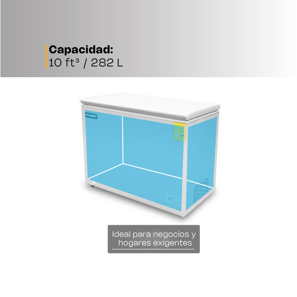 CONGELADOR HORIZONTAL 10FT MODELO CONGECO-10 MARCA RHINO