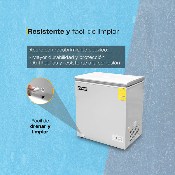 CONGELADOR HORIZONTAL 5FT MODELO CONGECO-5 MARCA RHINO
