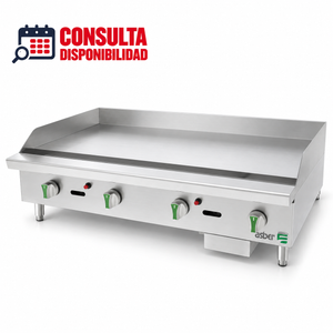 PLANCHA TERMOSTATICA A GAS MODELO AETG 48 EM MARCA ASBER
