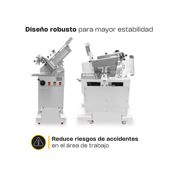 REBANADORA AUTOMATICA PARA CARNE SEMI CONGELADA MODELO REBAC-363 MARCA RHINO