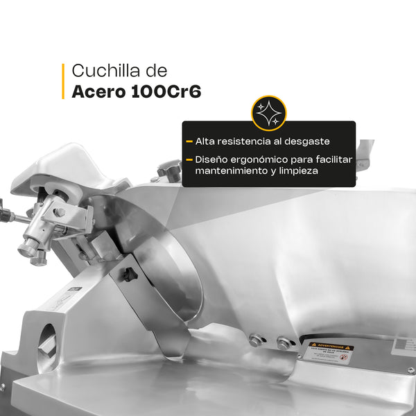 REBANADORA AUTOMATICA PARA CARNE SEMI CONGELADA MODELO REBAC-363 MARCA RHINO