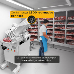 REBANADORA AUTOMATICA PARA CARNE SEMI CONGELADA MODELO REBAC-363 MARCA RHINO
