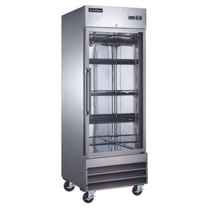 REFRIGERADOR DE 1 PUERTA DE CRISTAL MODELO RV-1PC-SS-01 MARCA ICEHAUS