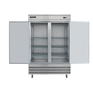 CONGELADOR DE ACERO INOXIDABLE DE 2 PUERTAS MOD CV-2PS-SS-01 MARCA ICEHAUS