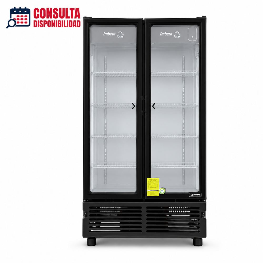 REFRIGERADOR VERTICAL 2 PUERTAS 26FT MODELO VRD26 D BMAD 1030601 MARCA IMBERA