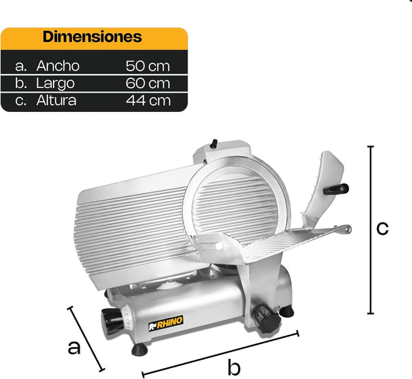 REBANADORA DE CARNES FRIAS MODELO SLI-300 MARCA RHINO