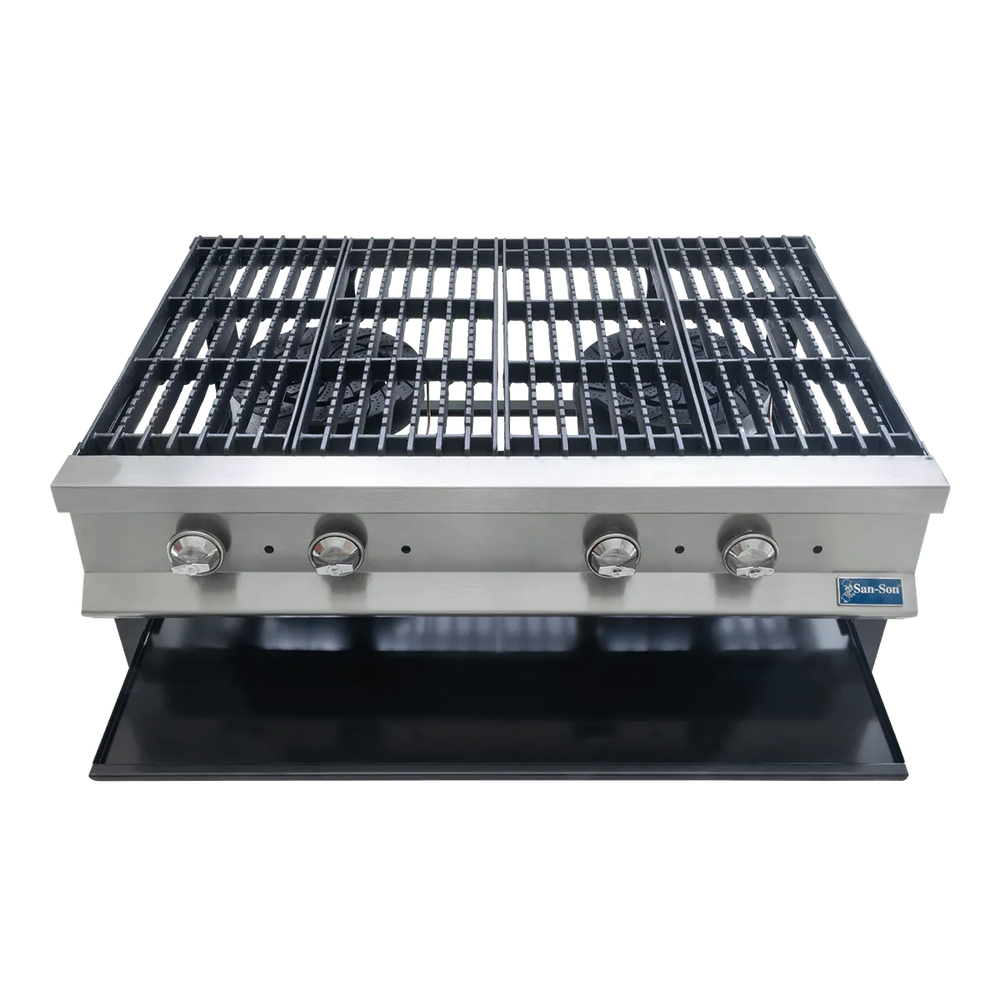 FOGON INDUSTRIAL CON 2 QUEMADORES MODELO SSF2 MARCA SAN-SON