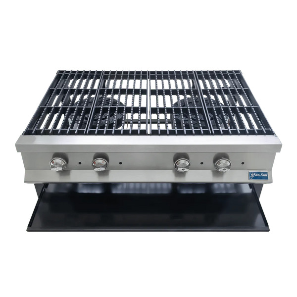 FOGON INDUSTRIAL CON 2 QUEMADORES MODELO SSF2 MARCA SAN-SON