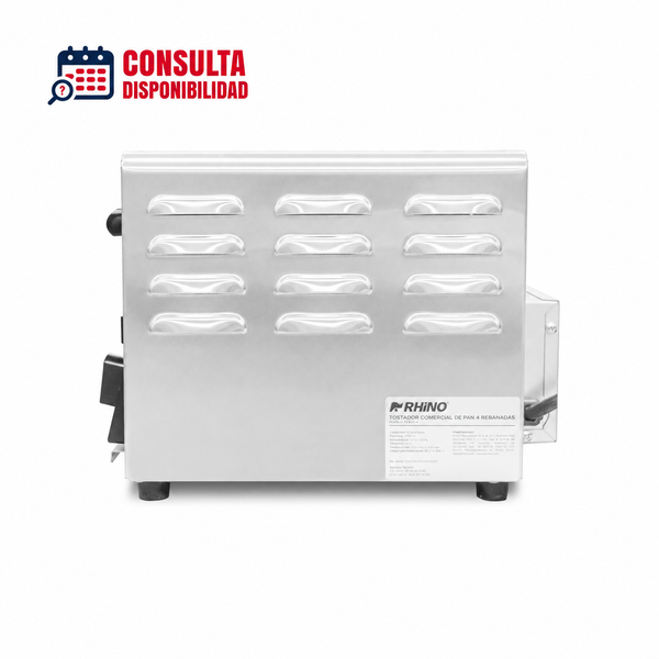 TOSTADOR COMERCIAL MODELO TOSCO-4 MARCA RHINO