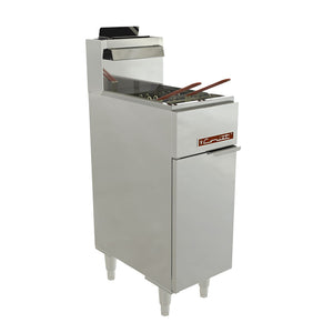 FREIDORA DE PISO  A GAS MODELO TURBO-16-2Q MASTER LINEA PREMIUM MARCA CORIAT