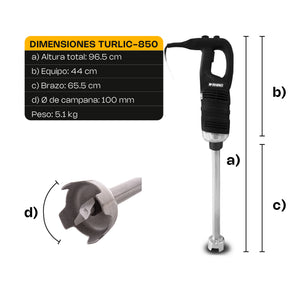 TURBOLICUADOR COMERCIAL MODELO TURLIC-850 MARCA RHINO