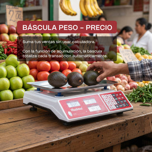 BASCULA DIGITAL DE MOSTRADOR MODELO VINS-40 MARCA VINSON