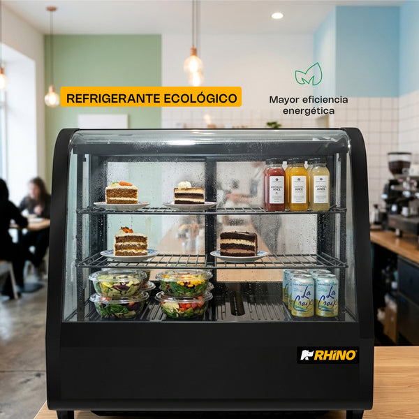 VITRINA REFRIGERADA DE MOSTRADOR MODELO VIREMO-100 MARCA RHINO