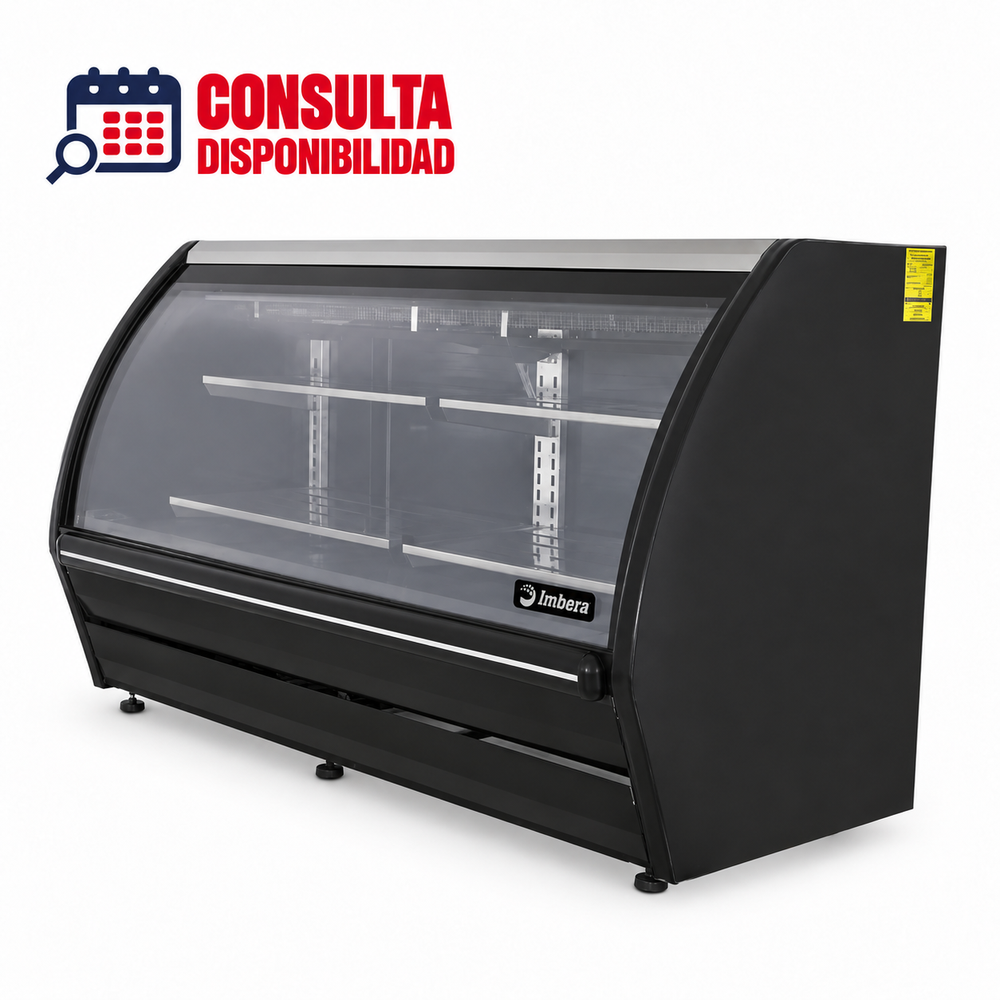 VITRINA REFRIGERADA CRISTAL CURVO MODELO PHS-17 1029931 MARCA IMBERA