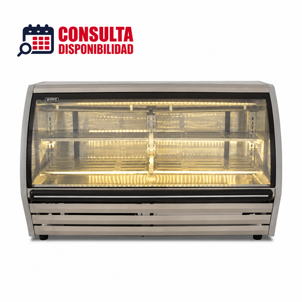 VITRINA CREMERA CRISTAL CURVO MODELO BHS200CRE-I 1021455 MARCA IMBERA