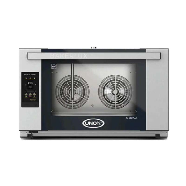Horno de convección a gas UNOX XEFT-04EU-ELDV 4 charolas Dimensiones 60 X 40 centimetros