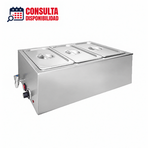 BAÑO MARÍA ELÉCTRICO 3 INSERTOS MODELO ZCK165AT-3 MARCA MIGSA