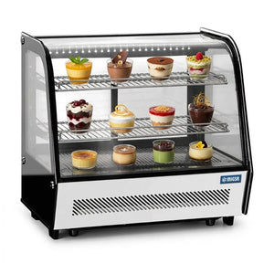 VITRINA REFRIGERADA CRISTAL CURVO MODELO RTW-120L4 MARCA MIGSA